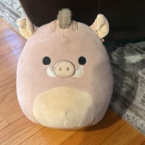 Squishmallows Pink and Cream Boar Plush